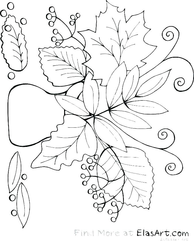 675x840 Fall Color Pages For Adults