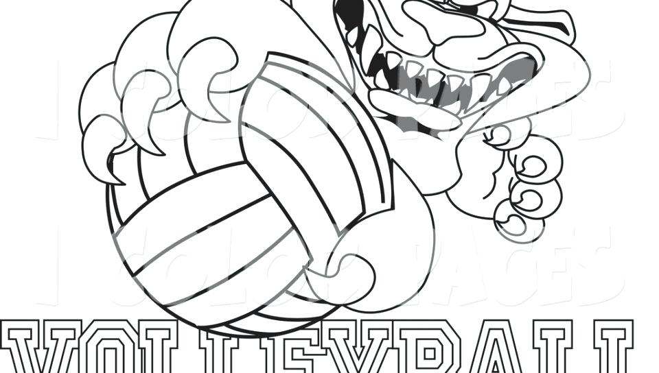 960x544 Volleyball Coloring Pages Beach Volleyball Coloring Pages To Print