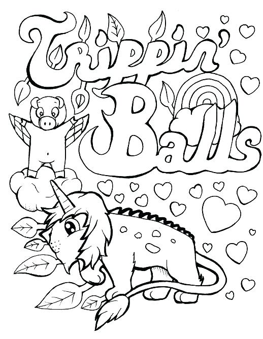 518x668 Free Swear Word Coloring Pages For Adults Lion Adult Coloring Page