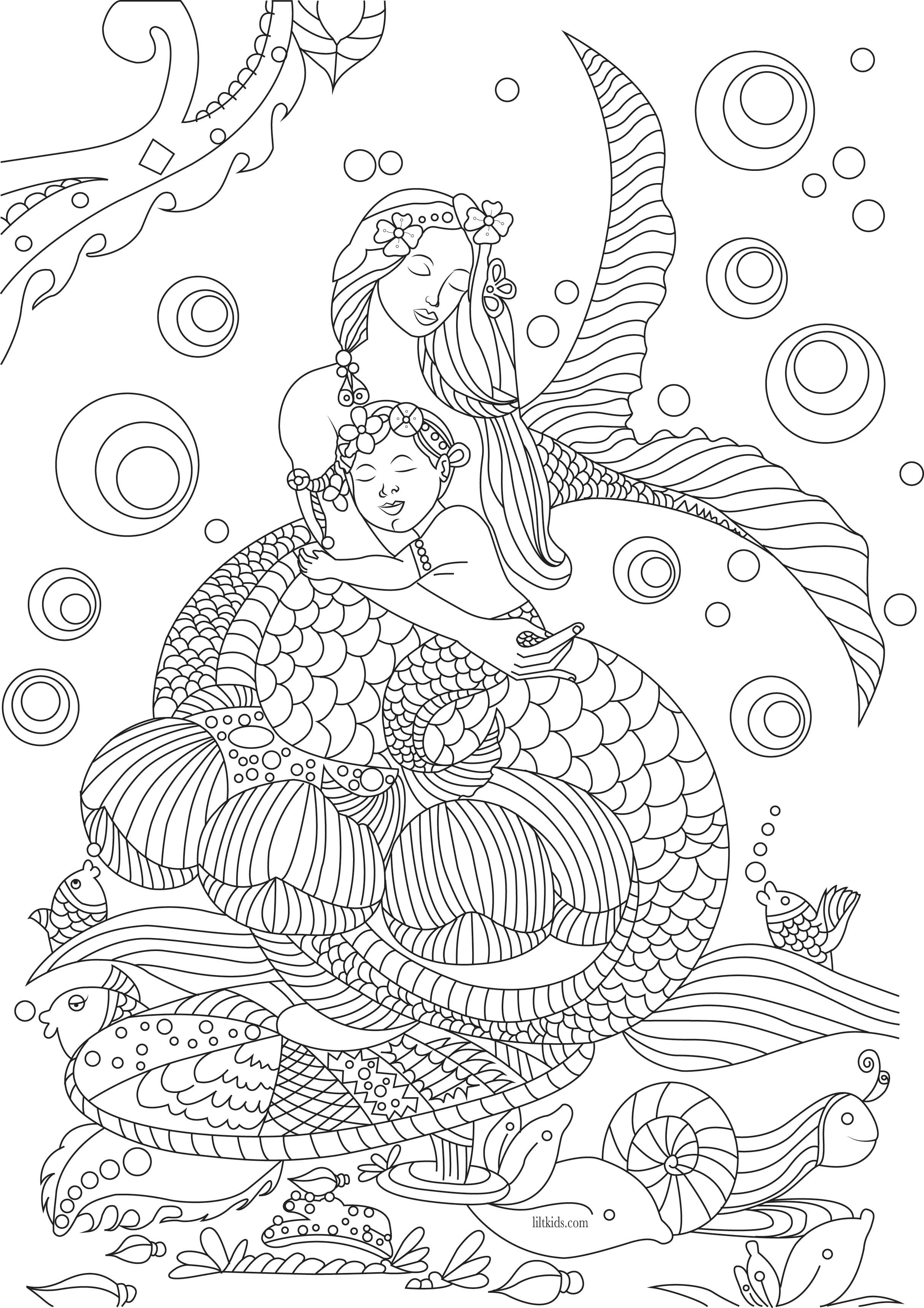 2429x3437 Adult Coloring Pages Dolphin Acpra