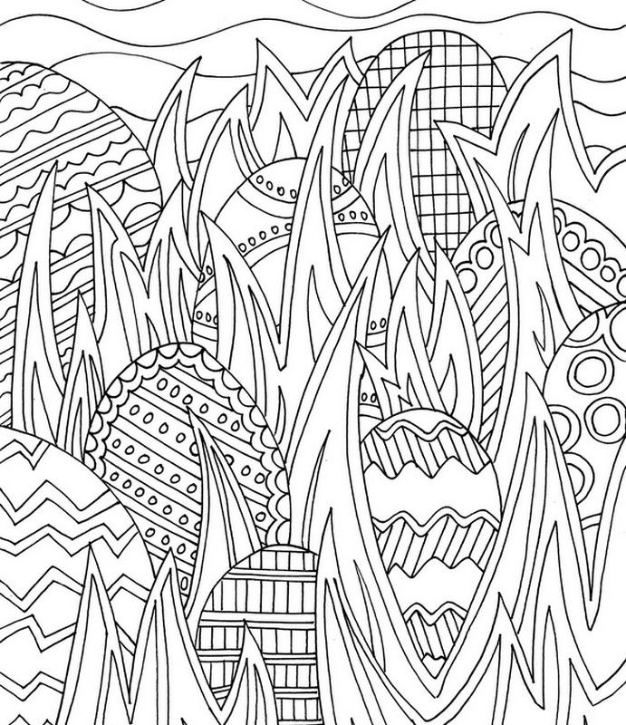 Easter Coloring Pages For Adults 691x800 Easter Coloring Pages For Adults