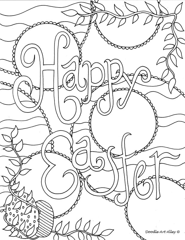 Unique Spring Amp Easter Holiday Adult Coloring Pages Designs Fun Time 618x800 Unique Spring Amp Easter Holiday Adult Coloring Pages Designs Fun Time