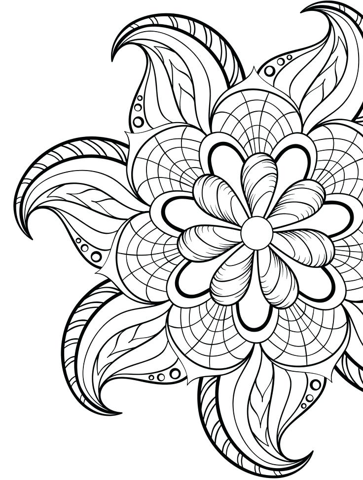 Adult Coloring Pages Flowers Wonderful Coloring Pages Flowers 736x971 Adult Coloring Pages Flowers Wonderful Coloring Pages Flowers