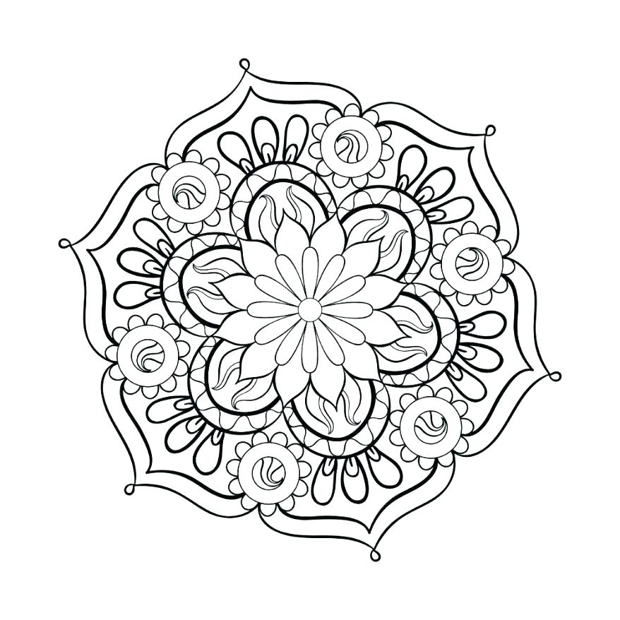 Easy Adult Coloring Pages 878x878 Easy Adult Coloring Pages