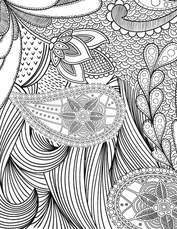 612x792 Adult Coloring Pages Pdf Free Color Bros