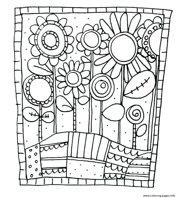 Garden Flowers Coloring Pages Flower Coloring Pages For Adults 618x690 Garden Flowers Coloring Pages Flower Coloring Pages For Adults