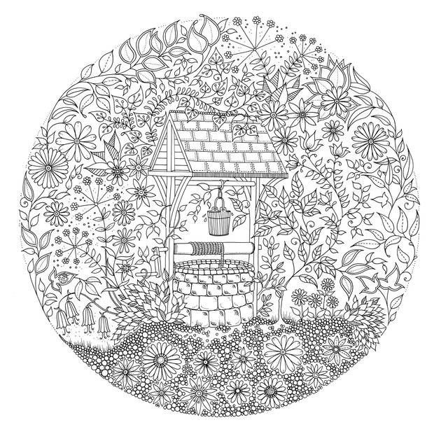 Secret Garden An Inky Treasure Hunt Amp Coloring Book 620x620 Secret Garden An Inky Treasure Hunt Amp Coloring Book