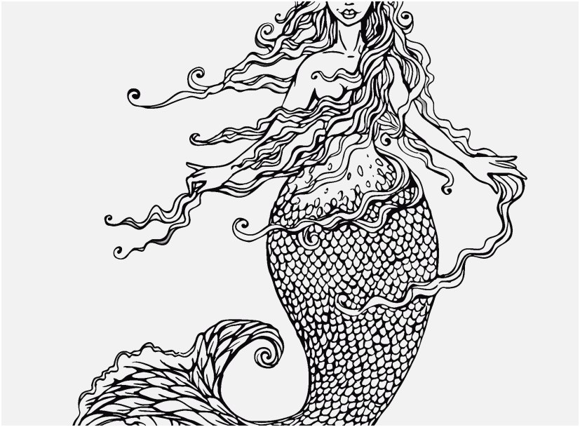 Realistic Mermaid Coloring Pages Pic Adult Coloring Pages Mermaid 827x609 Realistic Mermaid Coloring Pages Pic Adult Coloring Pages Mermaid