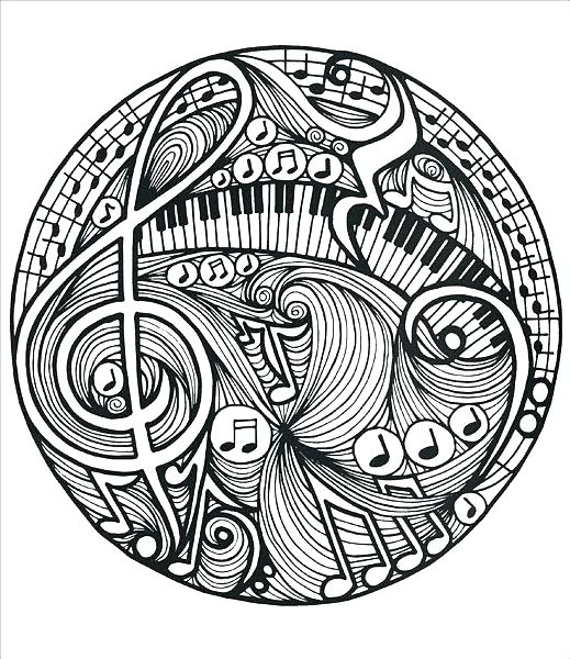 519x600 Music Coloring Book Music Themed Coloring Pages Doodles Coloring