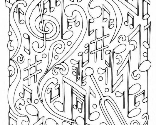 531x425 Adult Coloring Pages Music Music Coloring Pages Pdf Music Coloring