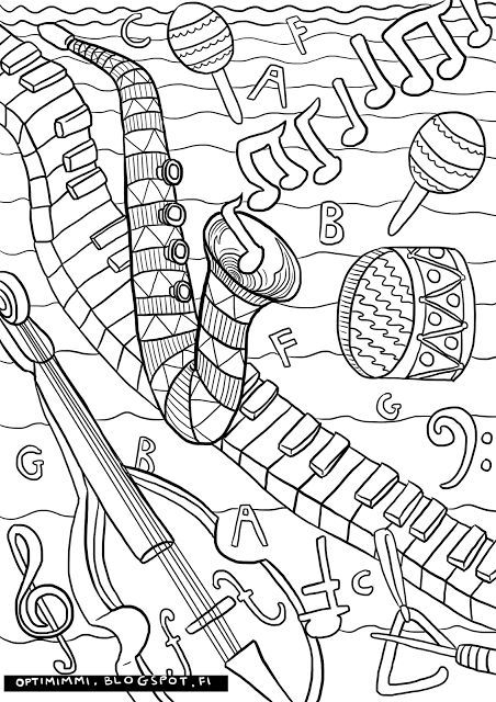 452x640 Coloring Pages For Adults Music 13f21a94cca1728530f08b6ef25d2fcb