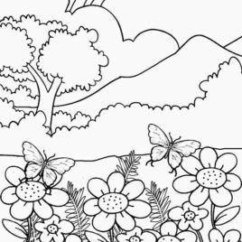 268x268 Coloring Pages Nature Adults Archives