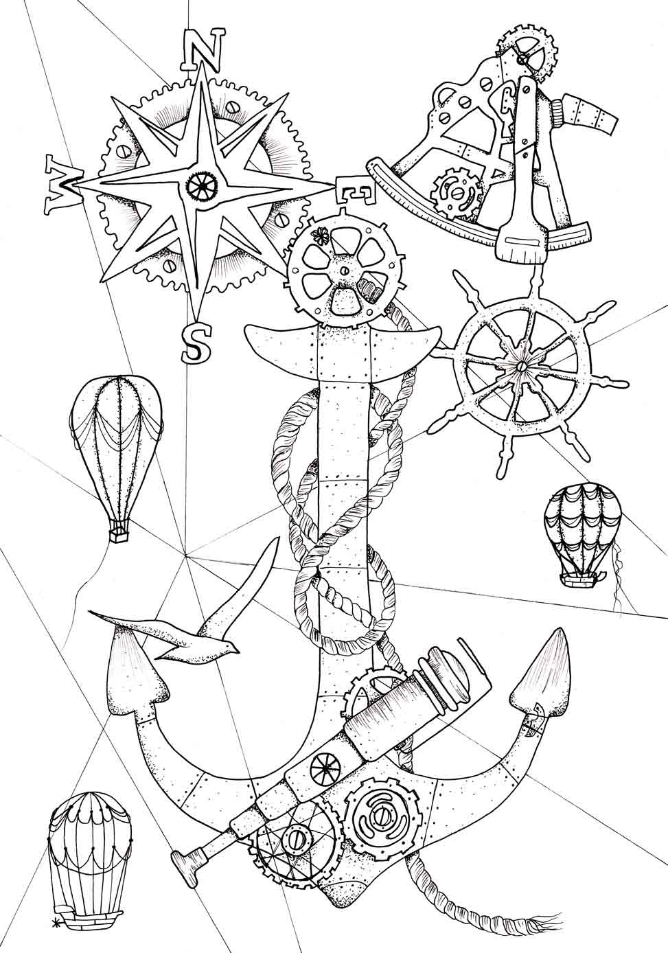 Adult Coloring Pages Nautical Download Coloring For Kids 2018 973x1388 Adult Coloring Pages Nautical Download Coloring For Kids 2018