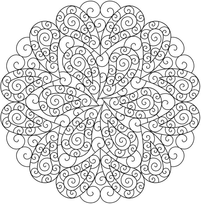 650x658 Creative Haven Paisley Mandalas Colouring Book