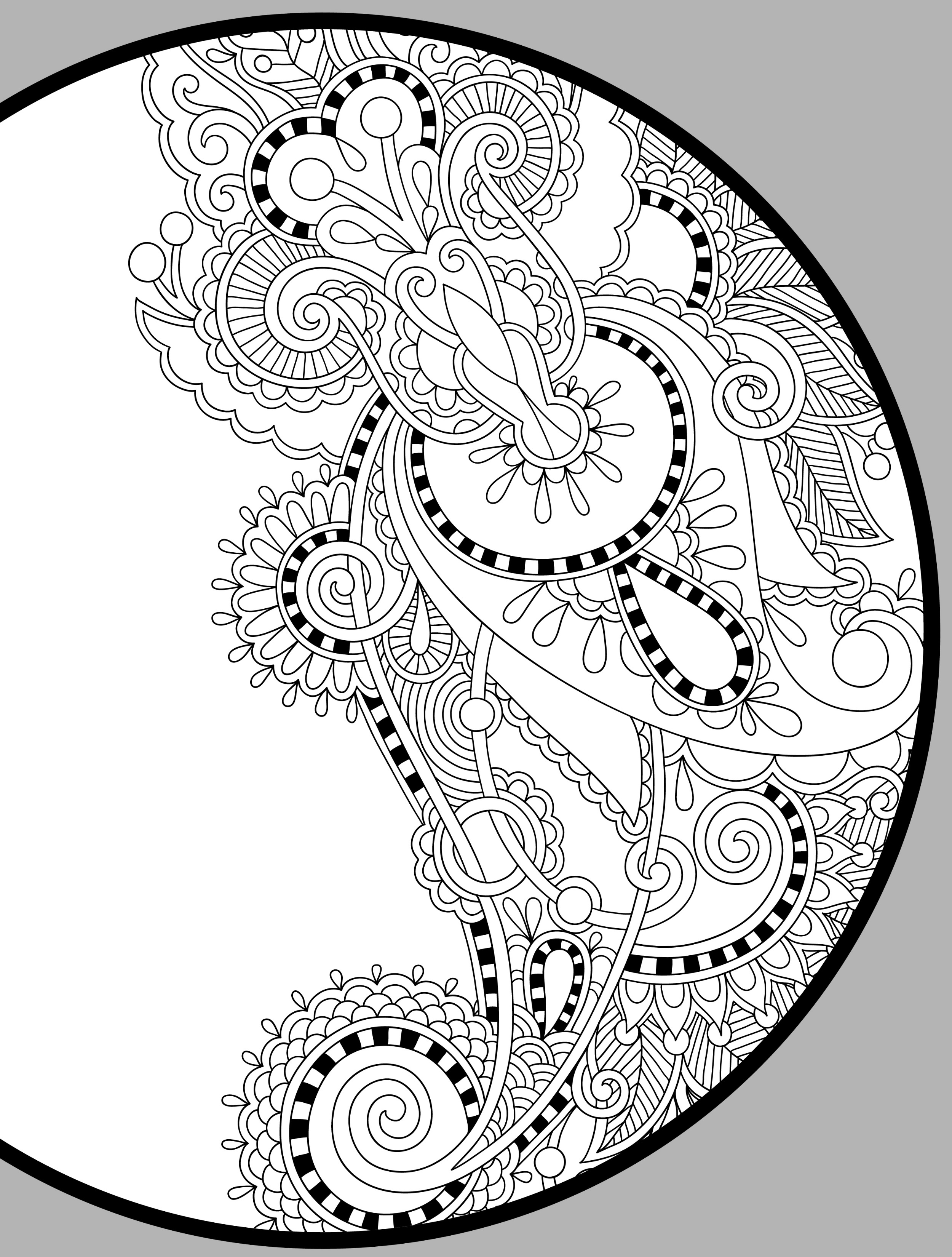 2500x3300 Coloring Pages Art Adult Coloring Books Art Nouveau Coloring