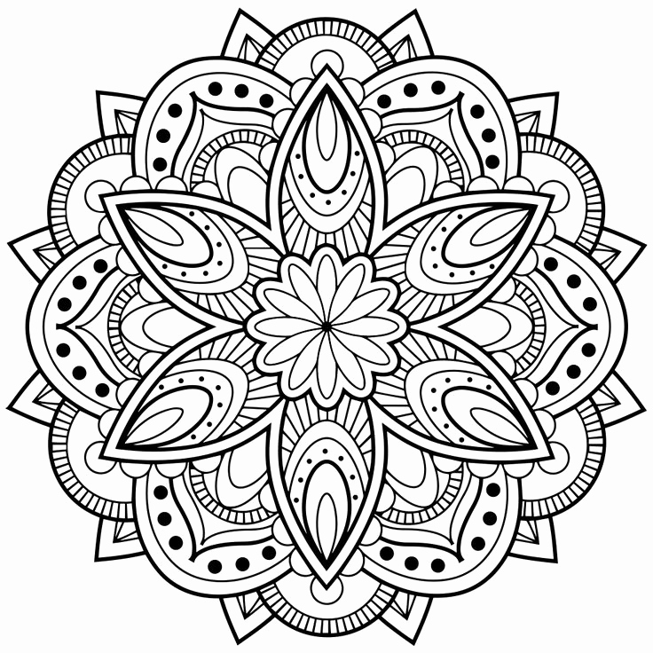 736x736 Adult Coloring Pages Of People Images Mandala Inside