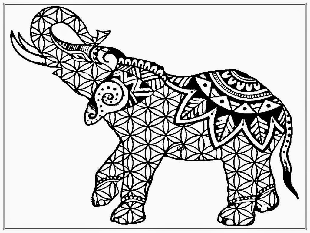 25 Elephant Coloring Pages For Adults Images Free Coloring Pages 1024x768 25 Elephant Coloring Pages For Adults Images Free Coloring Pages