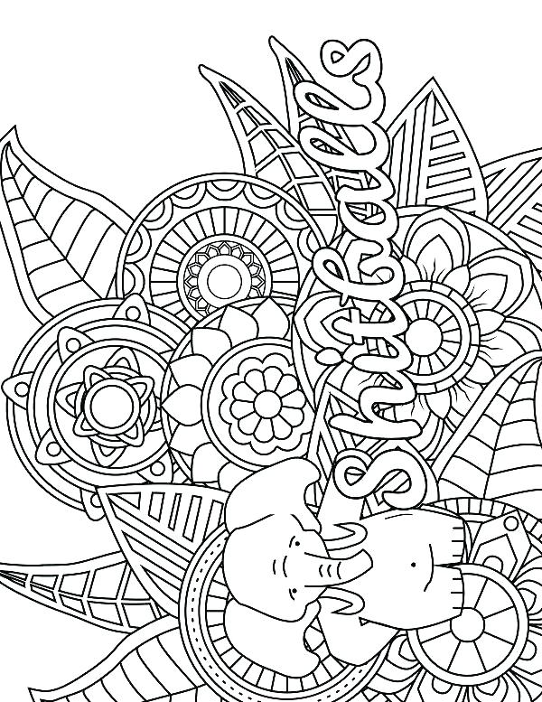 Printable Adult Coloring Pages Adult Coloring Pages Elephant Adult 600x777 Printable Adult Coloring Pages Adult Coloring Pages Elephant Adult