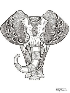 Adult Coloring Pages Elephant 3 Coloring Board 1 236x311 Adult Coloring Pages Elephant 3 Coloring Board 1