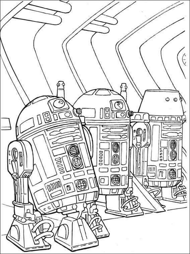750x1000 Coloriages Star Wars (40) Star Wars Adult Coloring
