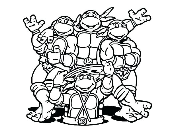 618x464 Turtle Coloring Pages For Adults Plus Ninja Turtle Coloring Pages