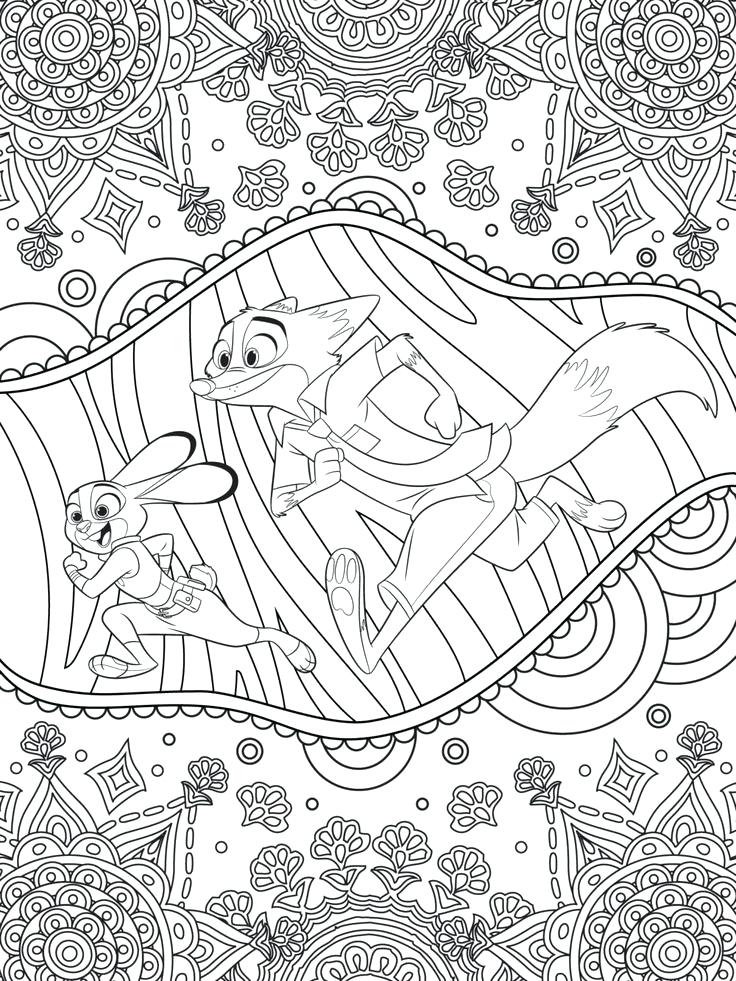736x981 Disney Coloring Pages For Adults