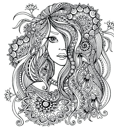 443x500 Adult Coloring Page Unique Coloring Pages For Adults Adult