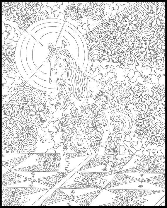570x710 Lions Art Therapy Coloring Pages