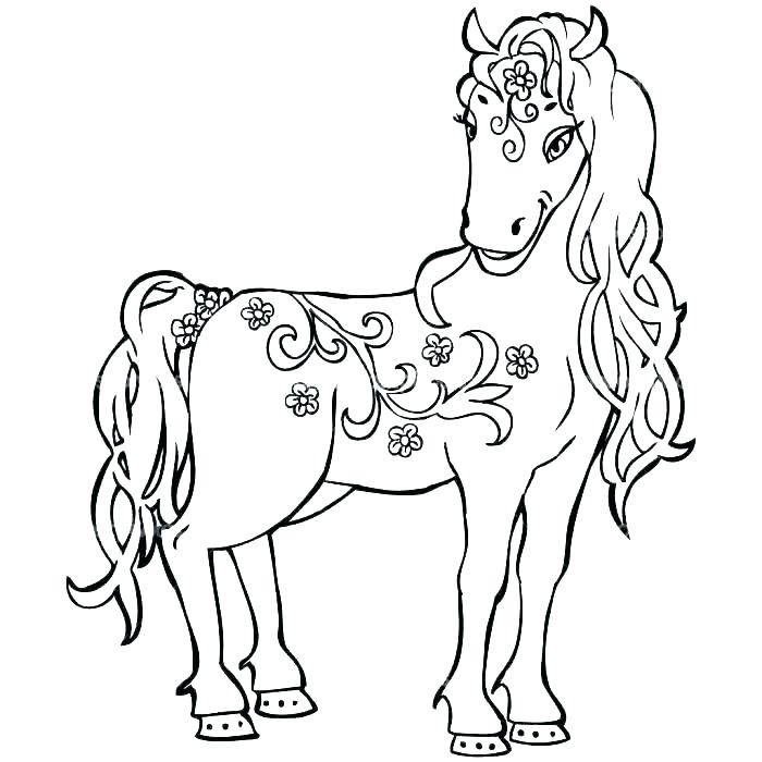 700x700 Adult Coloring Pages Horses Adult Coloring Page Carousel Horse