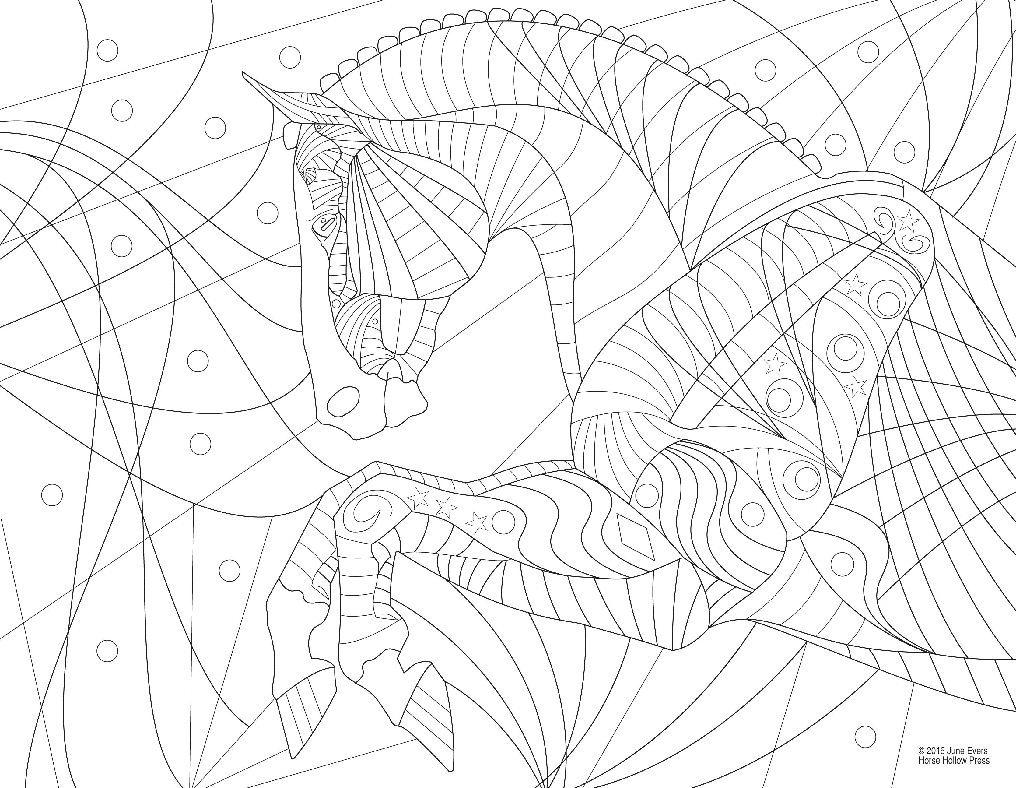 3338x2588 Coloring Pages Flowers For Adults Horse Eating Grass In Horses