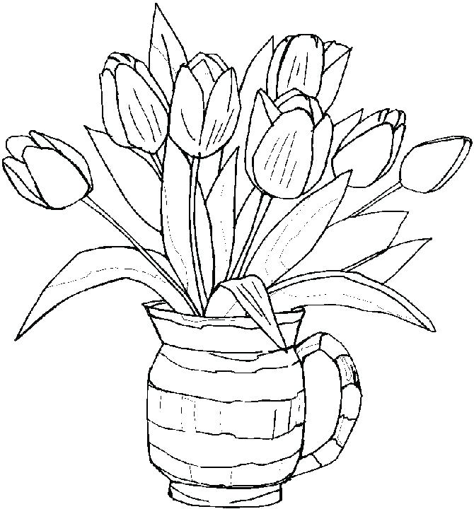 Spring Coloring Pages For Adults Free Printable Spring Coloring 670x720 Spring Coloring Pages For Adults Free Printable Spring Coloring