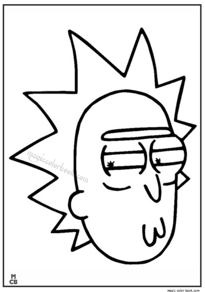 685x975 Rick And Morty Coloring Pages 02.png Coloring Pages