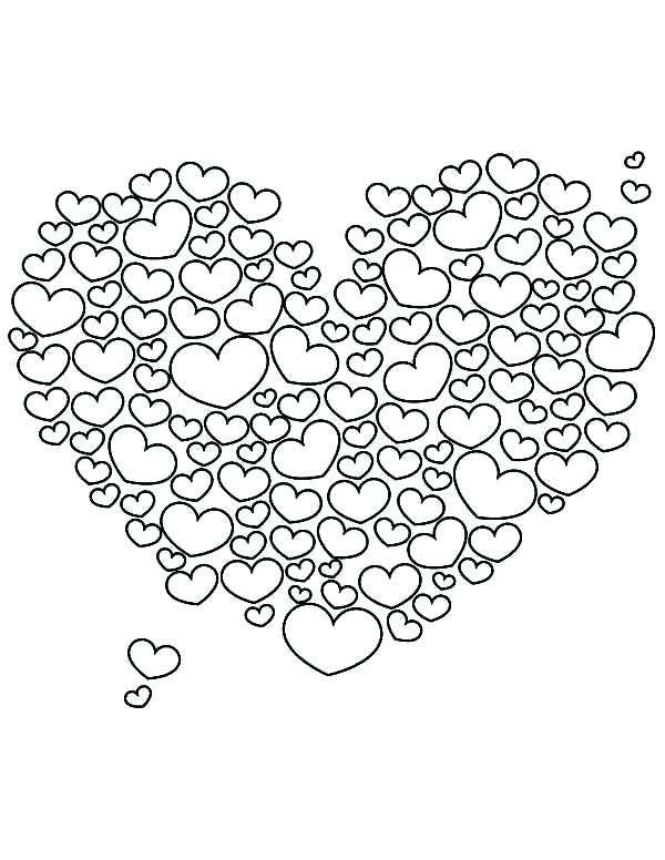 600x776 V Day Coloring Pages Valentines Day Hearts Coloring Pages Medium