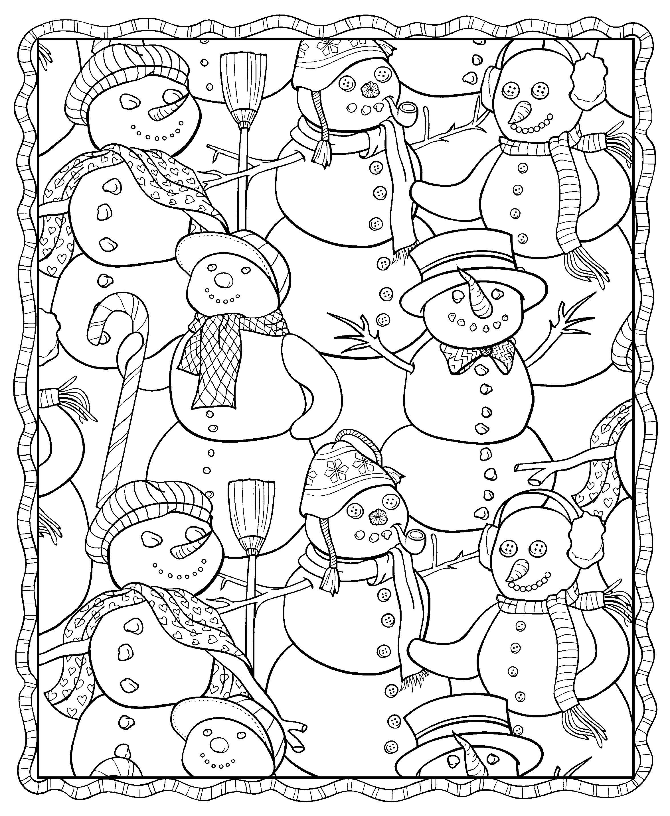 Winter Coloring Pages Adult Collection Coloring For Kids 2018 2349x2863 Winter Coloring Pages Adult Collection Coloring For Kids 2018