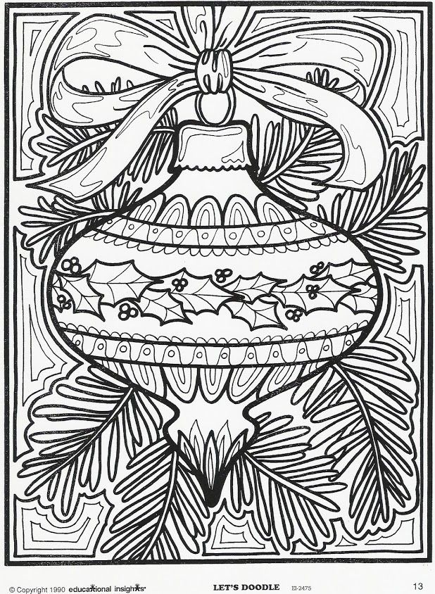 Advanced Christmas Coloring Pages Free Advanced Christmas Tree 618x844 Advanced Christmas Coloring Pages Free Advanced Christmas Tree