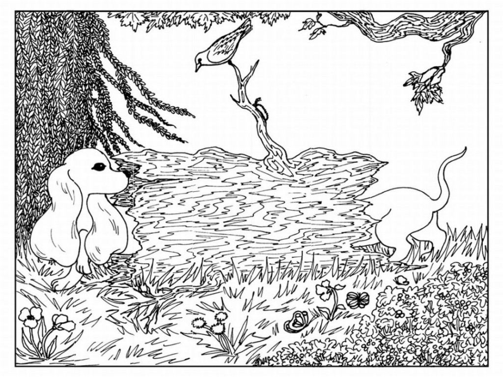 1024x768 Best Of Animal Coloring Pages For Adults Gallery Printable