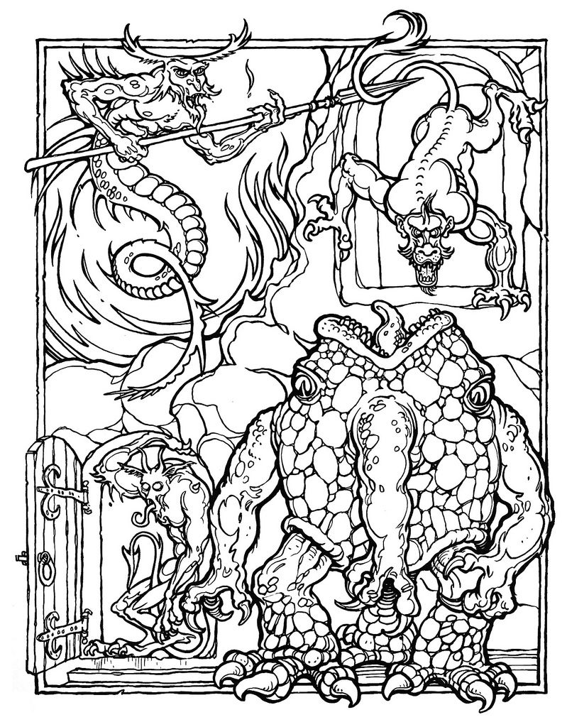 799x1024 Advanced Dragon Coloring Pages