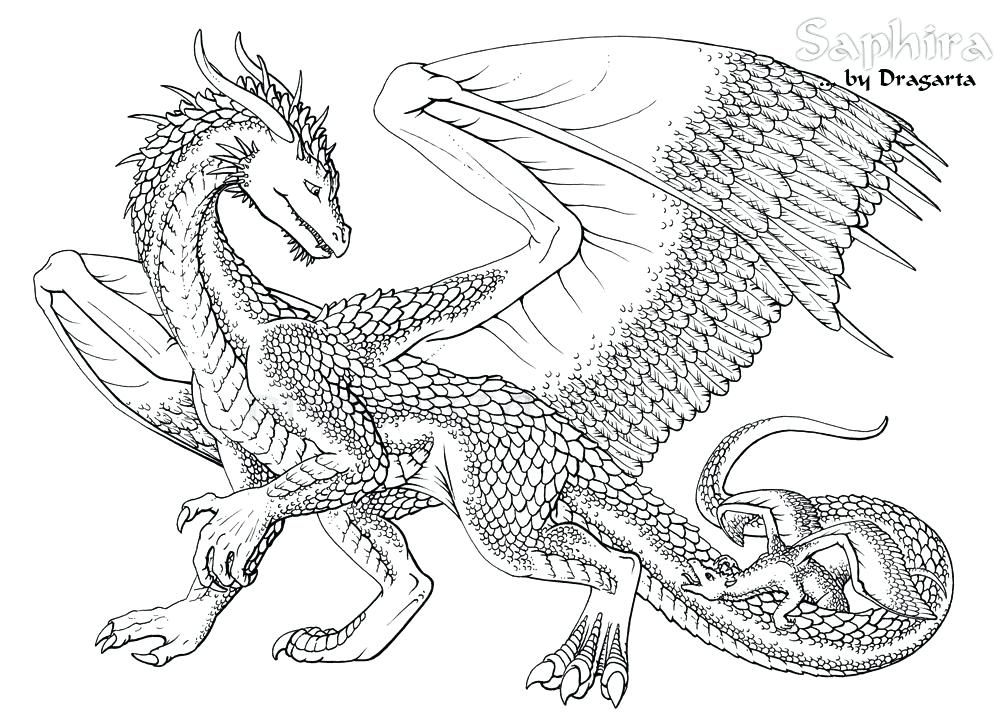 1000x723 Latest Printable Dragon Coloring Pages For Adults Reviews Diy