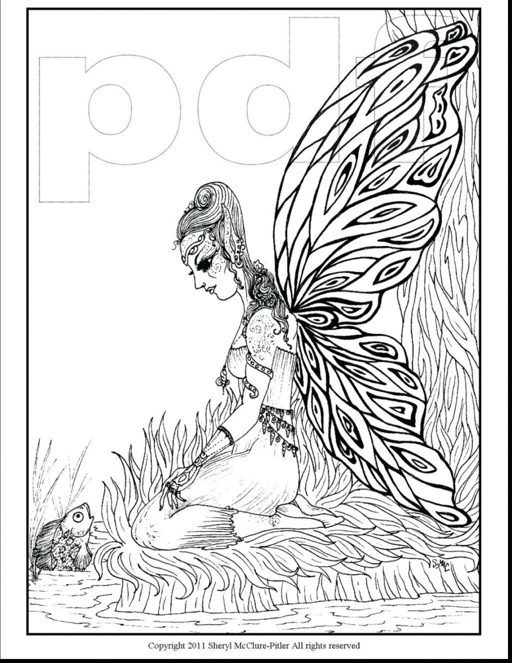 1024x1326 Coloring Page ~ Fantasy Coloring Pages For Adults Advanced Free