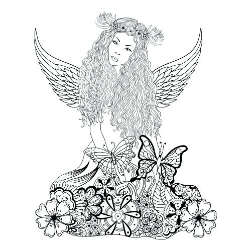 500x500 Coloring Pages For Young Adults