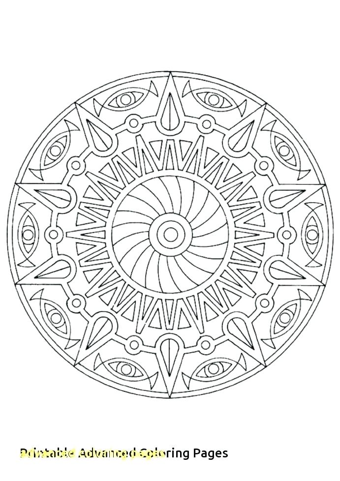 691x978 Advanced Mandala Coloring Pages Detailed Mandala Coloring Pages