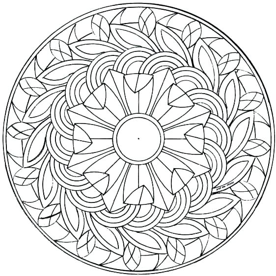 562x563 Mandala Coloring Pages Printable Printable Mandala Coloring Pages
