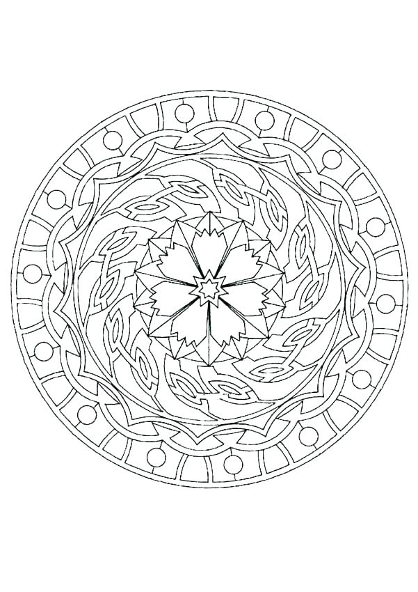 601x850 Advanced Mandala Coloring Pages Advanced Mandala Coloring Pages