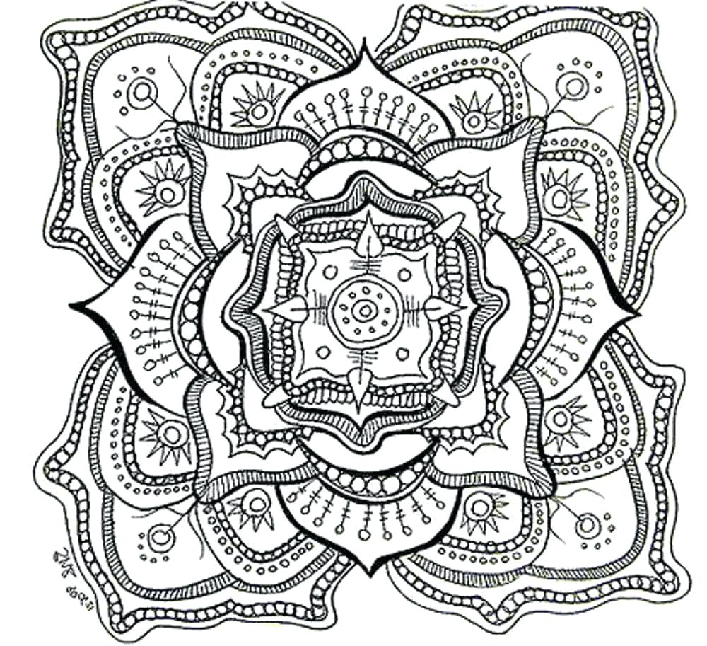 Coloring Page ~ Advanced Mandala Coloring Pages Free Printable 1000x913 Coloring Page ~ Advanced Mandala Coloring Pages Free Printable