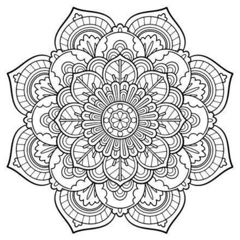 Free Printable Coloring Pages For Adults Advanced Just Colorings 768x768 Free Printable Coloring Pages For Adults Advanced Just Colorings