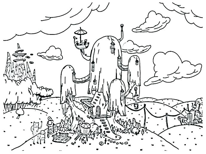 689x517 Advent Calendar Colouring Book Adventure Time Coloring Pages