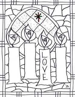 Advent Coloring Pages By Stushie Stushie Art 248x320 Advent Coloring Pages By Stushie Stushie Art