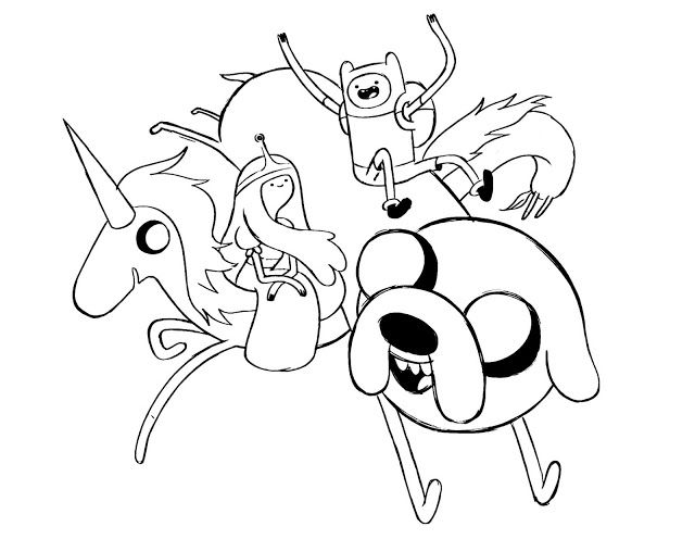 Adventure Time Coloring Page For Kids Finn And Jakethis Coloring 640x496 Adventure Time Coloring Page For Kids Finn And Jakethis Coloring