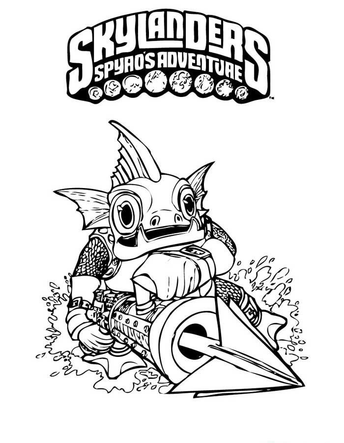 Skylanders Spyros Adventure Coloring Pages 6 Skylanders Coloring 700x900 Skylanders Spyros Adventure Coloring Pages 6 Skylanders Coloring