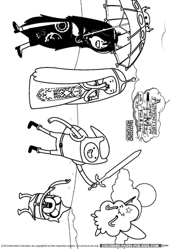 Adventure Time Coloring Page For Kids Coloring Pages 650x950 Adventure Time Coloring Page For Kids Coloring Pages